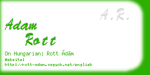 adam rott business card